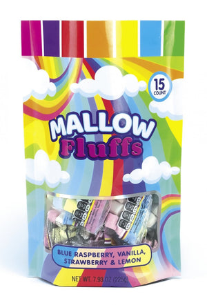 RAINBOW MALLOWS 15CT. GUSSET BAG - Sweets and Geeks