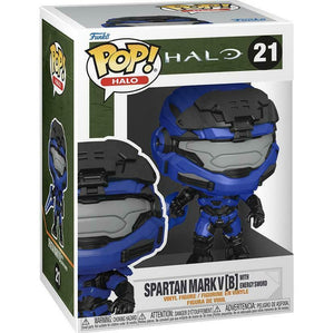Funko Pop! Halo - Spartan Mark V (B) w/ Blue Energy Sword #21 - Sweets and Geeks