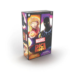 Marvel Dice Throne 2-Hero Box (Captain Marvel and Black Panther) - Sweets and Geeks