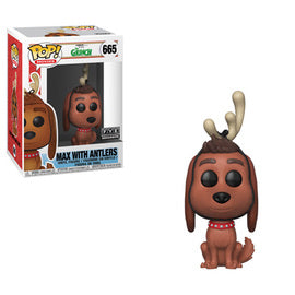 Funko Pop! The Grinch - Max with Antlers #665 - Sweets and Geeks