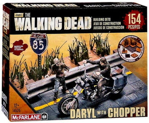 McFarlane Toys The Walking Dead - Daryl with Chopper Building Set 154 PCS - Sweets and Geeks