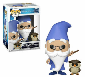 Funko Pop! Disney: The Sword in the Stone - Merlin with Archimedes #1100 - Sweets and Geeks