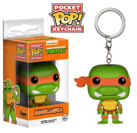 Funko Pop Key Chain: Teenage Mutant Ninja Turtles - Michelangelo - Sweets and Geeks