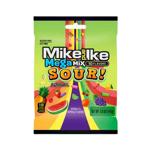 Mike & Ike Mega Mix Sour 5oz Bag - Sweets and Geeks