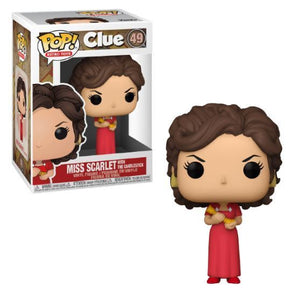 Funko Pop! Clue - Miss Scarlet with the Candlestick #49 - Sweets and Geeks
