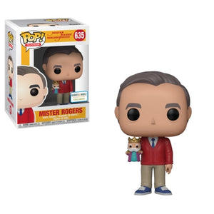 Funko Pop! A Beautiful Day in the Neighborhood - Mister Rogers (w/ Puppet) (Barnes & Noble Exclusive) #635 - Sweets and Geeks