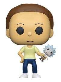 Funko Pop Animation: Rick and Morty - Morty With Shrunken Rick #958 - Sweets and Geeks