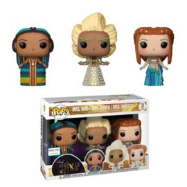 Funko Pop! Wrinkle In Time - Mrs. Who / Mrs. Which /  Mrs. Whatsit 3 Pack - Sweets and Geeks