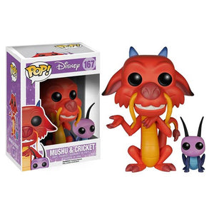 Funko Pop! Disney: Mulan - Mushu & Cricket #167 - Sweets and Geeks