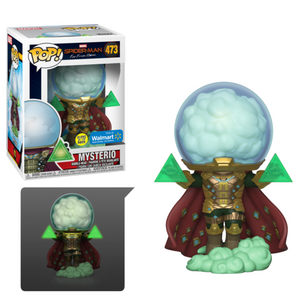 Funko Pop Marvel: Spider-Man Far From Home - Mysterio (Glow In The Dark) (Walmart Exclusive) #473 - Sweets and Geeks