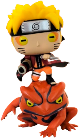 Funko Pop! Rides: Nartuo Shippuden - Naruto on Gamakichi (Hot Topic Exclusive) #106 - Sweets and Geeks