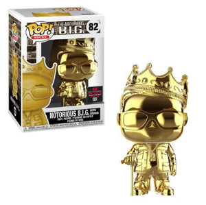 Funko Pop! Rocks : The Notorious B.I.G. w/ Crown (Toy Tokyo 20 Year Exclusive) #82 - Sweets and Geeks