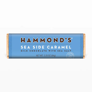 HAMMONDS BAR SEASIDE CARAMEL SEA SALT MILK CHOCOLATE - Sweets and Geeks