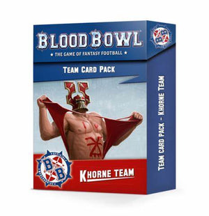 Blood Bowl Khorne Team Card Pack - Sweets and Geeks