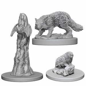 Pathfinder Deep Cuts Unpainted Miniatures: W1 Familiars - Sweets and Geeks