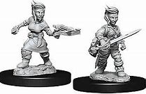 Pathfinder Deep Cuts Unpainted Miniatures: W8 Halfling Female Rogue - Sweets and Geeks