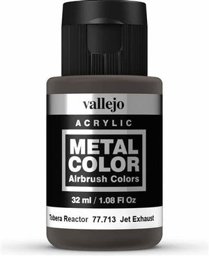 Vellejo - Metal Color Airbrush Acrylic Paint (32ml) - Steel (77.712) - Sweets and Geeks