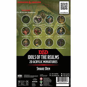 Dungeons & Dragons: Idols of the Realms 2D Scales & Tails- Snake Den Pack - Sweets and Geeks