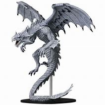 Pathfinder Deep Cuts Unpainted Miniatures: Gargantuan White Dragon - Sweets and Geeks