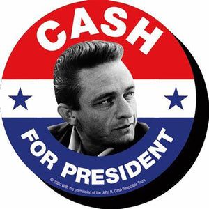 Johnny Cash for President - Funky Chunky Magnet - Sweets and Geeks