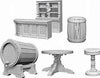 Pathfinder Deep Cuts Unpainted Miniatures: W4 Rusty Dragon Bar - Sweets and Geeks