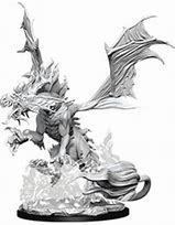 Pathfinder Deep Cuts Unpainted Miniatures: W12 Nightmare Dragon - Sweets and Geeks