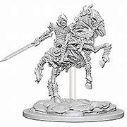Pathfinder Deep Cuts Unpainted Miniatures: W5 Skeleton Knight on Horse - Sweets and Geeks