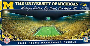University of Michigan Football Stadium 1000 Piece Puzzle - Sweets and Geeks