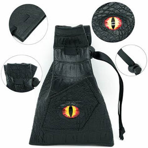 Demon Eye - Leather Dice Pouch - Sweets and Geeks