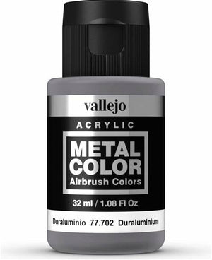 Vellejo - Metal Color Airbrush Acrylic Paint (32ml) - Duraluminium (77.702) - Sweets and Geeks