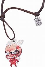Attack on Titan - Colossal Titan Wooden Chibi Necklace - Sweets and Geeks