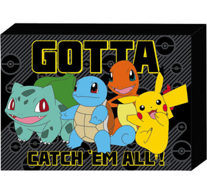 STARTERS GOTTA CATCH EM ALL 5in x 7in X1.5in BOX SIGN WALL ART - Sweets and Geeks