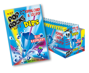 Pop Rocks® Dips Blue Raspberry - Sweets and Geeks
