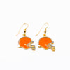 Cleveland Browns J-Hook Dangle Helmet Earings - Sweets and Geeks