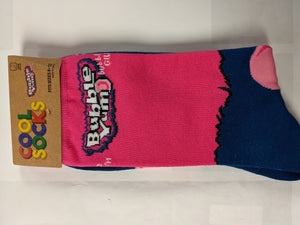 Bubble Yum Bubble Gum Crew Socks - Sweets and Geeks