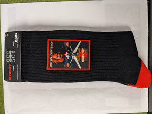 Childs Play 2 Patch Knit Crew Socks - Sweets and Geeks
