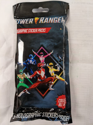 Power Rangers Holographic Stickers - Sweets and Geeks