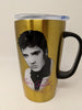 Elvis Gold Stainless Steel Travel Mug - Sweets and Geeks