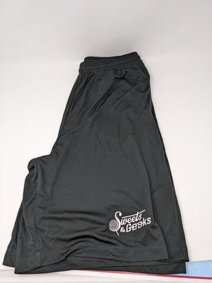 Sweets & Geeks Black Shorts (Medium) - Sweets and Geeks