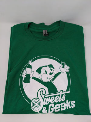 Sweets & Geeks Green Shirt (Small) - Sweets and Geeks