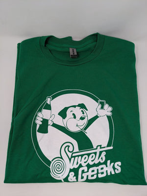 Sweets & Geeks Green Shirt (Medium) - Sweets and Geeks