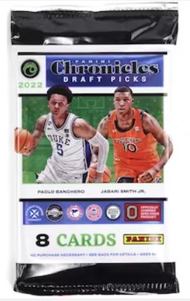 2022/23 Panini Chronicles Draft Picks Collegiate Basketball Hobby Pack - Sweets and Geeks