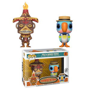 Funko Pop! Walt Disney's Enchanted Tiki Room - Pele & Barker Parrot 2 Pack - Sweets and Geeks