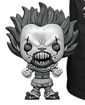 Funko POP! Movies: IT - Pennywise with Teeth (Black and White FYE Exclusive) #473 - Sweets and Geeks