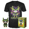 Funko Pop! Tees: Perfect Cell (Metallic) and Perfect Cell Tee (GameStop Limited Edition) - Sweets and Geeks