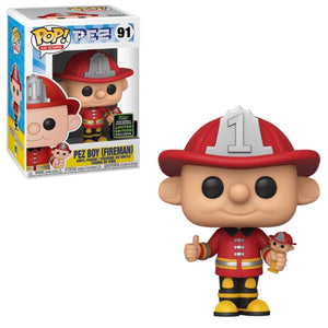 Funko POP! Ad Icons: Pez - Pez Boy (Fireman) (2020 Spring Convention Exclusive) #91 - Sweets and Geeks