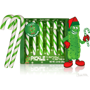 PICKLE CANDY CANES - Set of 6 - Sweets and Geeks