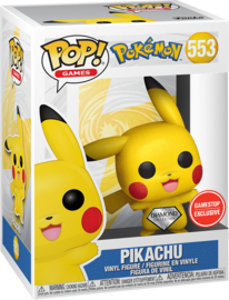 Funko Pop! Pokemon - Pikachu (Waving) (Diamond) #553 - Sweets and Geeks