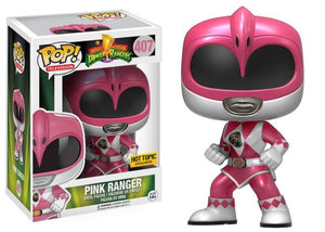 Funko Pop! Power Ranger - Pink Ranger (Metallic) (Action Pose) #407 - Sweets and Geeks