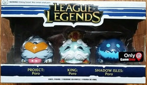 Funko League of Legends - Poro 3-Pack (Project, King, Shadow Isles) - Sweets and Geeks